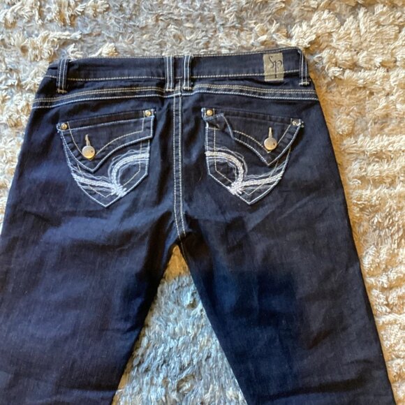 S&P Standards and Practices Jeans Dark Wash Stretch Women’s Size 31 - Picture 7 of 8